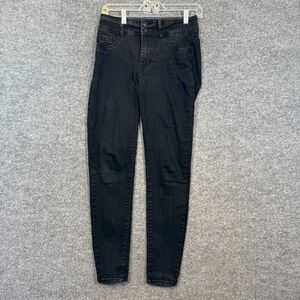 Curve Appeal Jeans Womens 4/27 Black Curve Creator High Rise Skinny Stretch‎